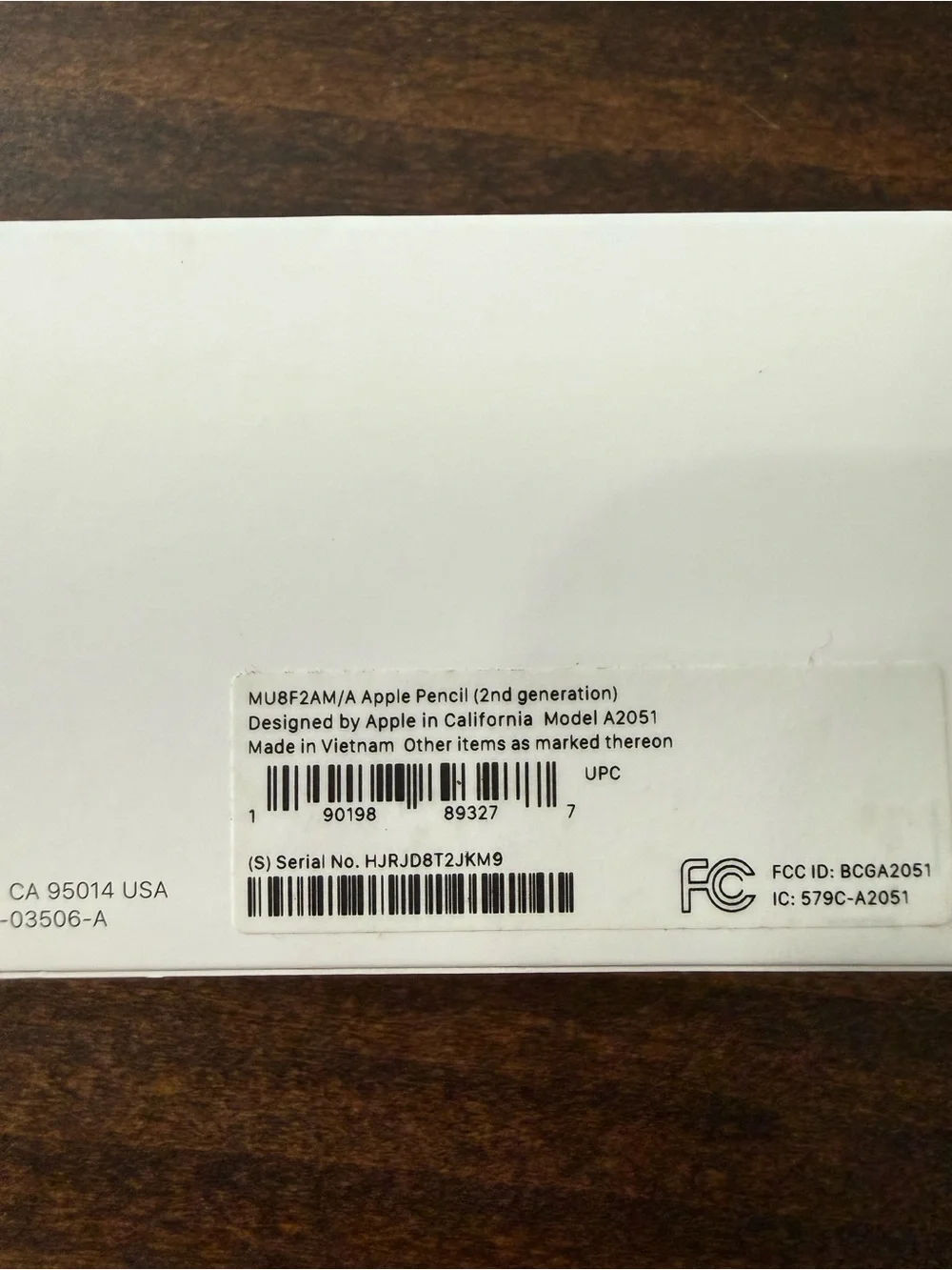 Apple Pencil (2nd generation) in white